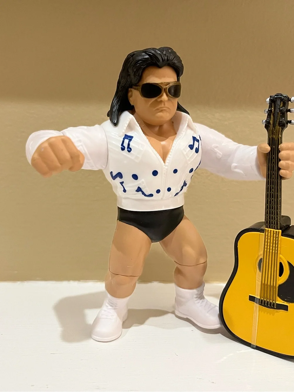 WWE Hasbro Style Rhythm and Blues Greg The Hammer Valentine Wrestling Toy